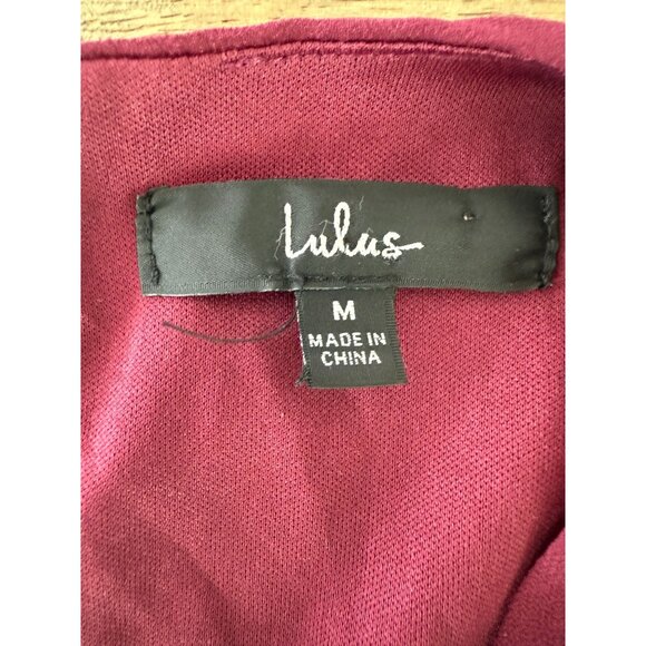 Brand new Lulus Luck & Love 3/4 Sleeve Romper, size medium - Picture 7 of 16